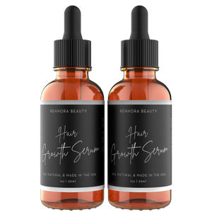 Two Bottles of Rennora Hair Growth Serum